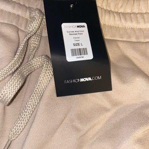 Fashion Nove Taupe Stacked pants